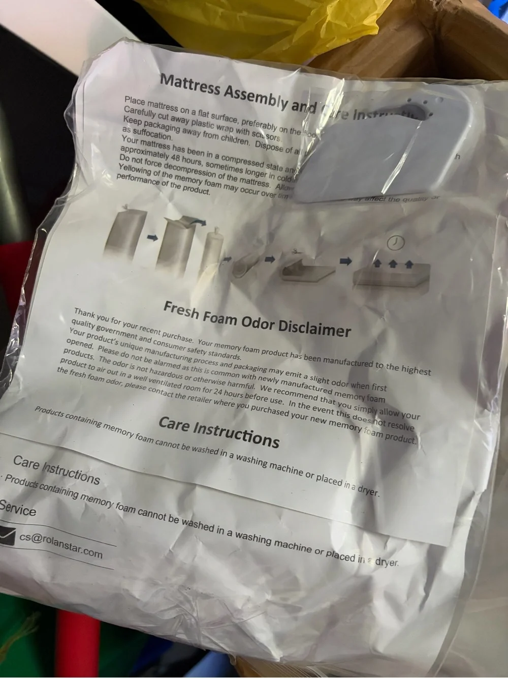 Waterproof Mattress - White